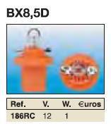 AMOLUX 186RC - LAMPARA WEDGE PLASTIC-BASE