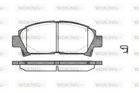 WOKING P527302 - PASTILLA DE FRENO