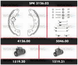 WOKING SPK312602 - KIT FRENO PREMONTADO