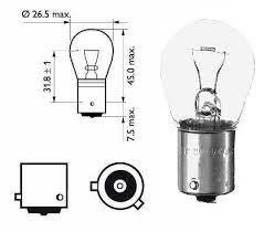 AMOLUX 298 - LAMP.PILOTO STOP 1 FILAMENTO 12V