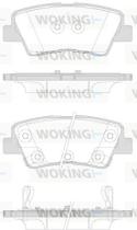 WOKING P1262342 - PASTILLA DE FRENO